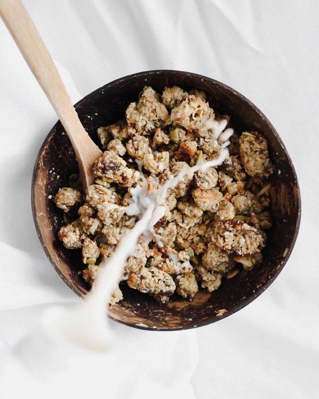 Tahini Pumpkin Spice Stovetop Granola
