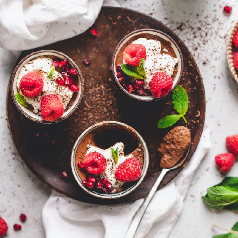 Aquafaba Chocolate Mousse