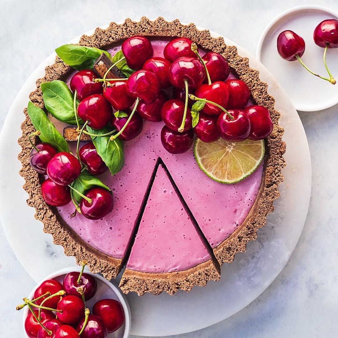Cherry Salted Caramel Cheesecake