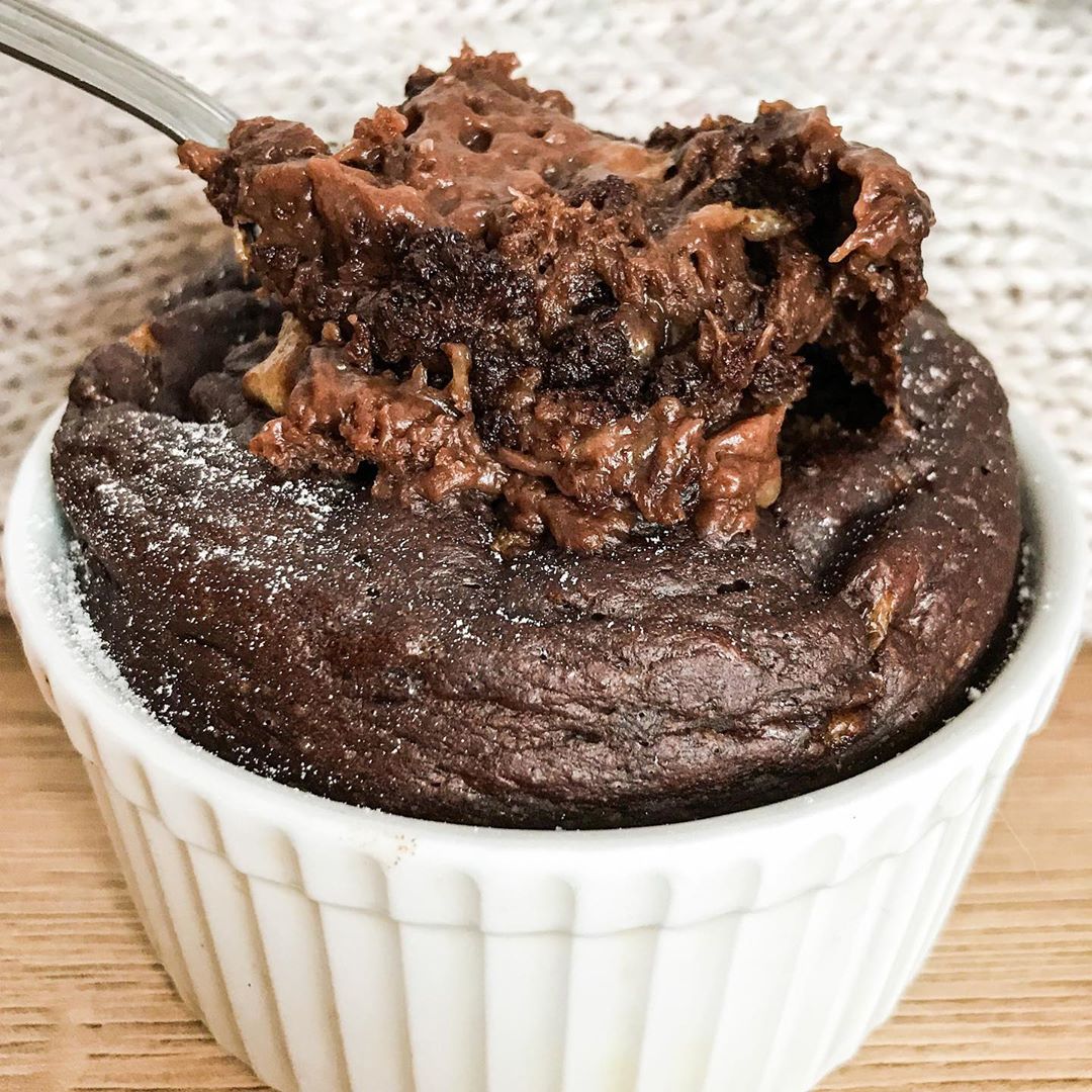 Vegan Breakfast Chocolate Soufflé