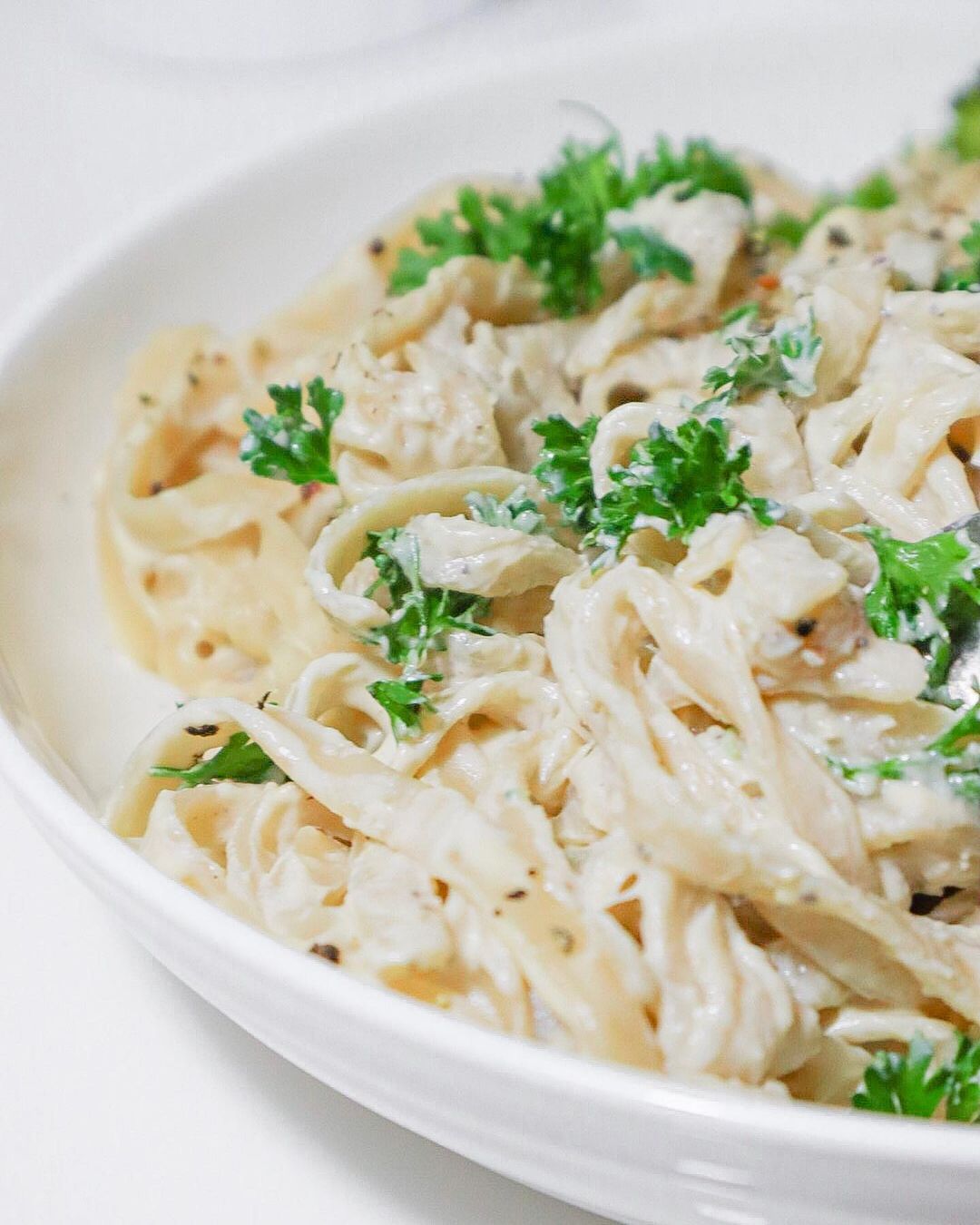 Vegan Fettuccine Alfredo