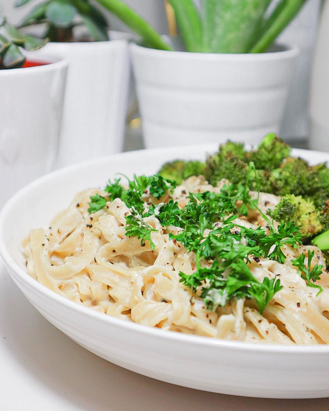 Vegan Fettuccine Alfredo