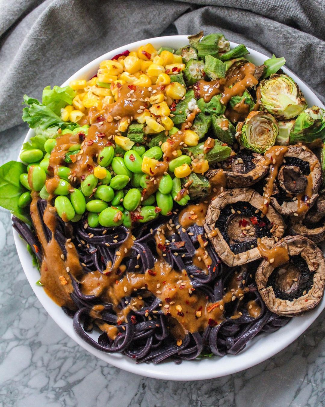Simple Homemade Peanut Sauce with Soy and Spices