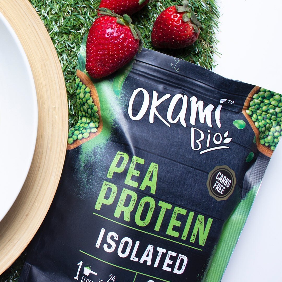 Pea Protein Smoothie with Spinach and Kiwi