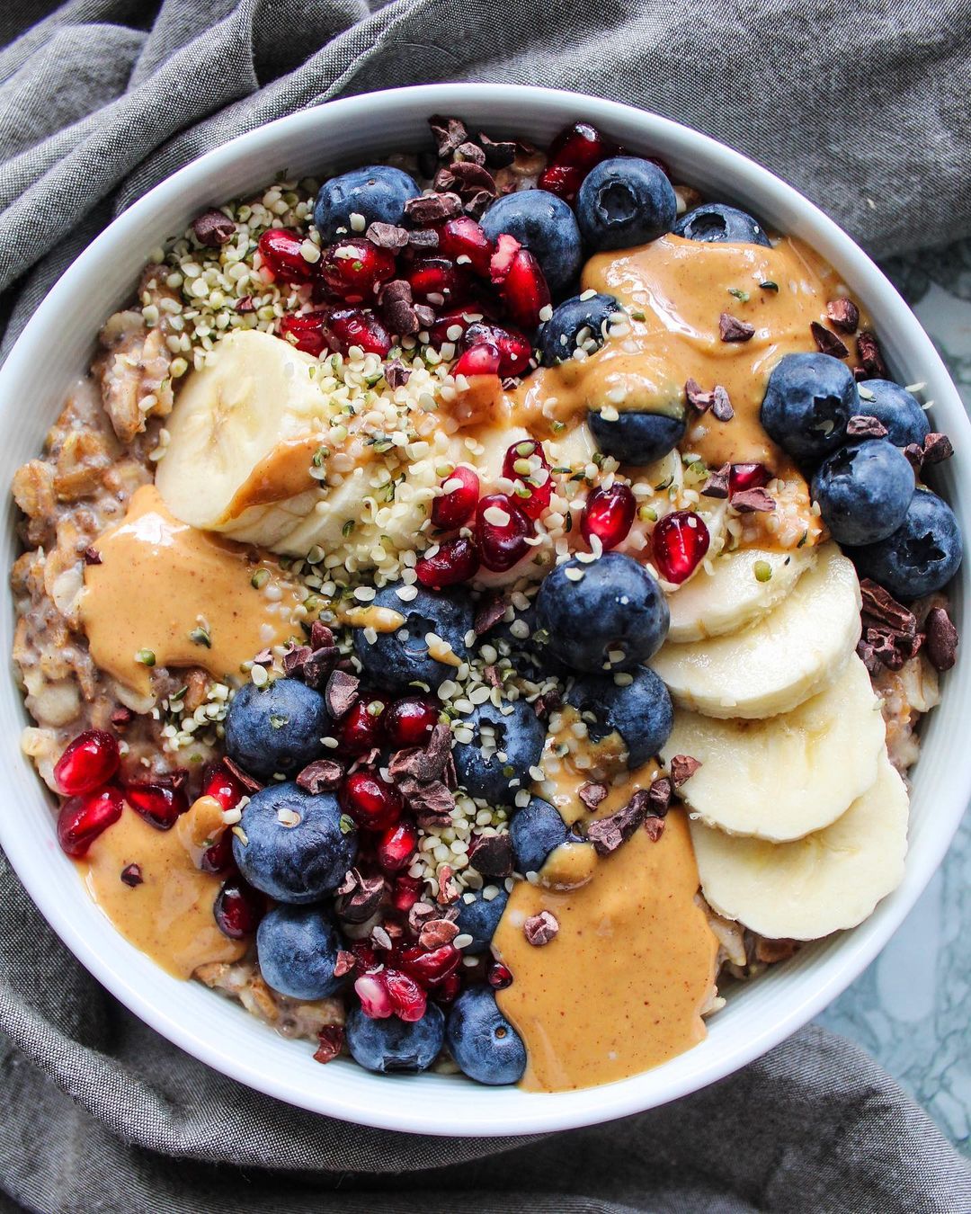 Cinnamon Banana Oatmeal Breakfast