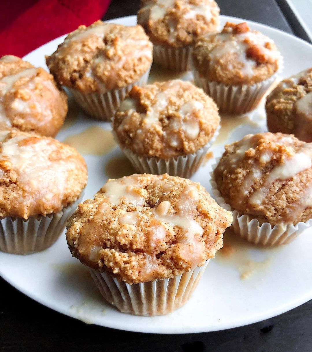 Mini Cinnamon Muffins with Easy Icing