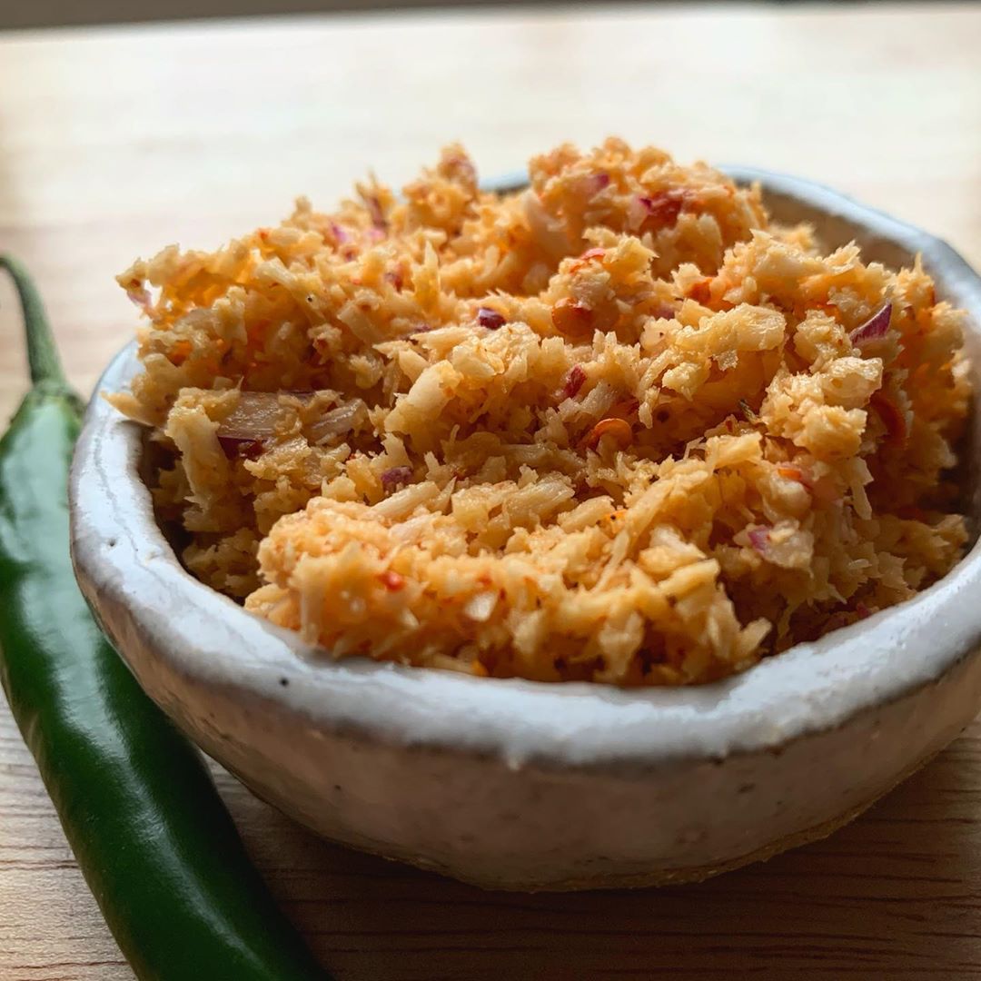 Delightfully Simple Coconut Sambal Condiment