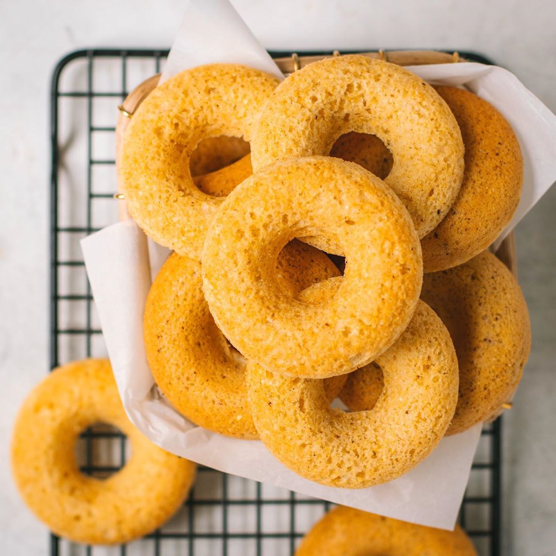 Vegan Corn Bread Donuts