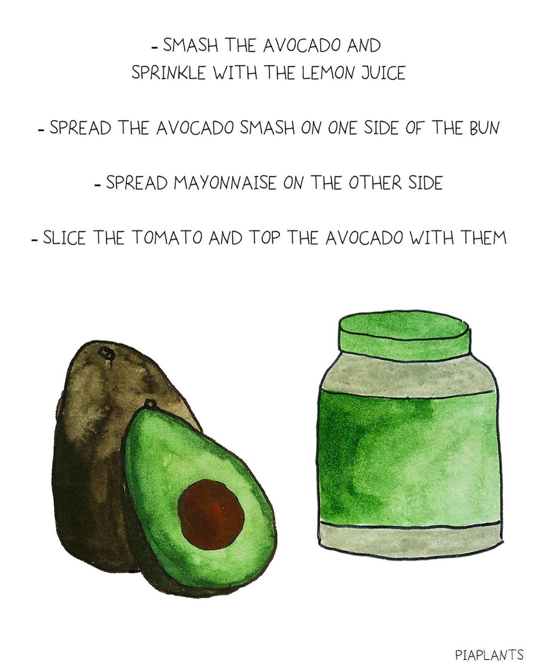 Tofu Avocado Pickle Sandwich on Crunchy Bun