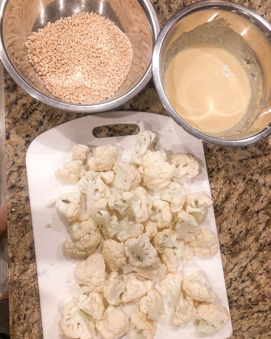 Buffalo and Lemon Pepper Cauliflower Wings