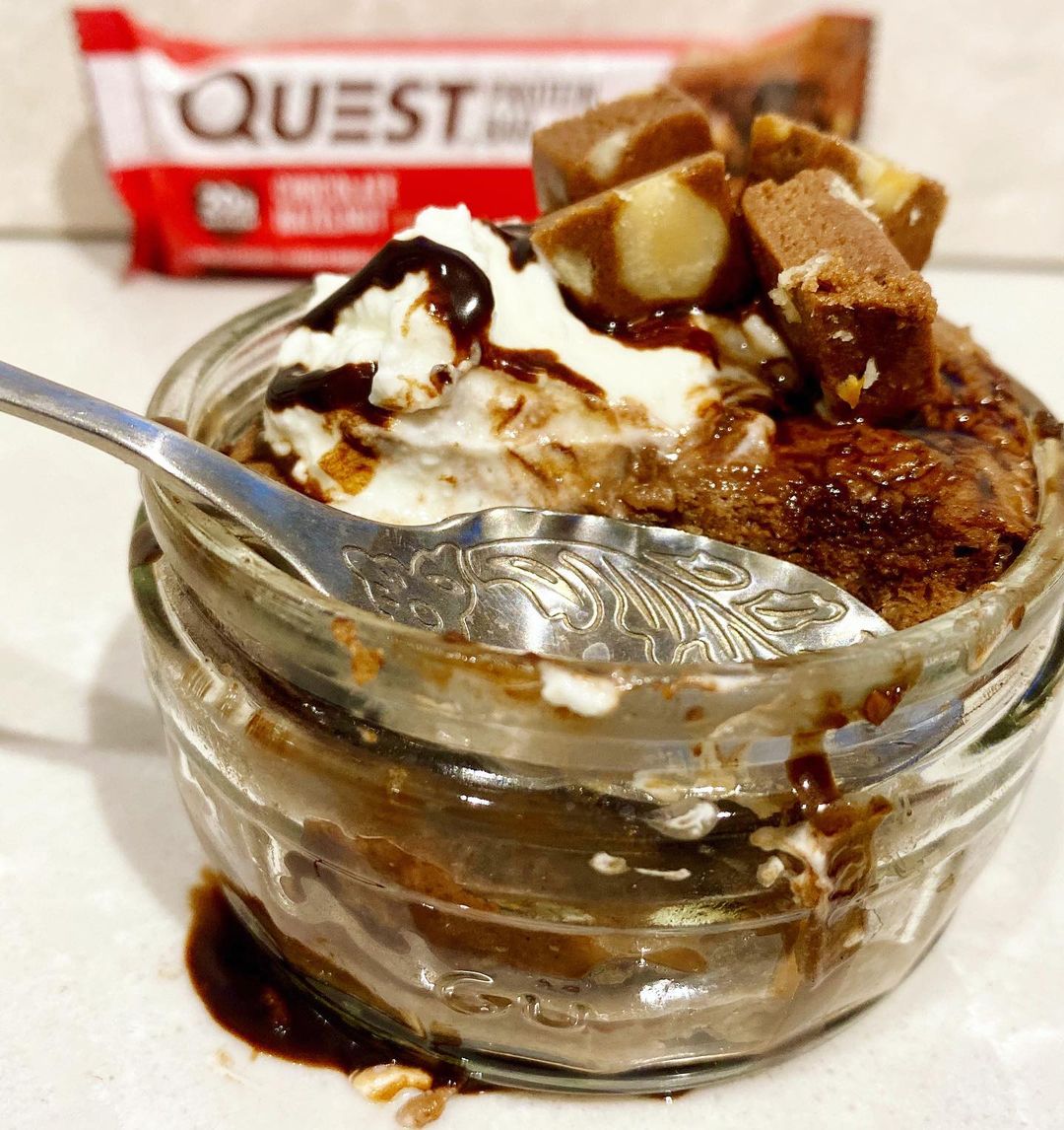 Easy Chocolate Hazelnut Protein Mug Cake
