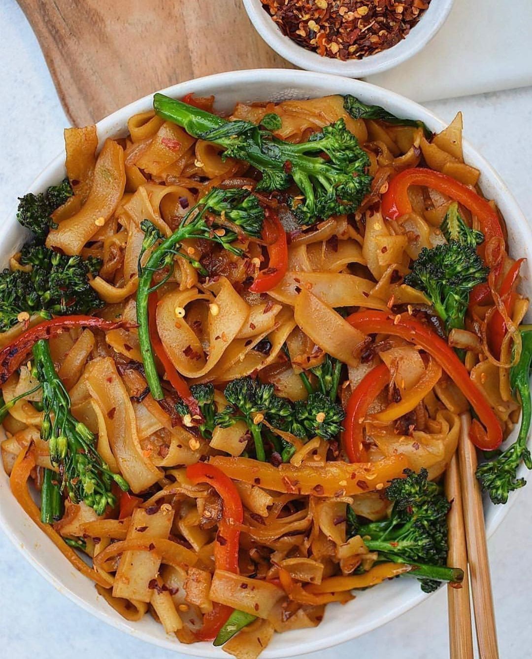 Spicy Pad See Ew Noodles