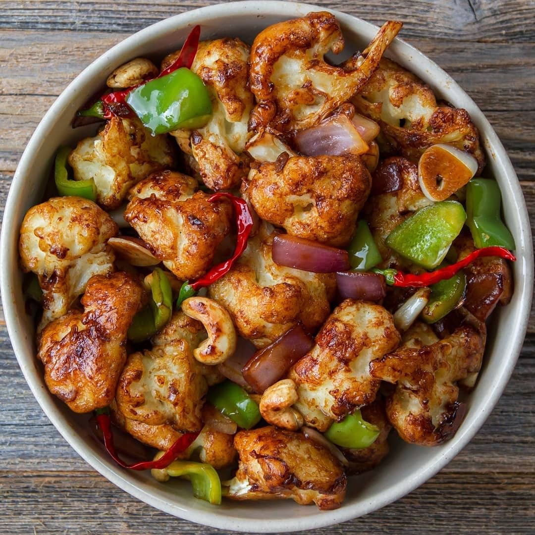 Kung Pao Cauliflower Bowl
