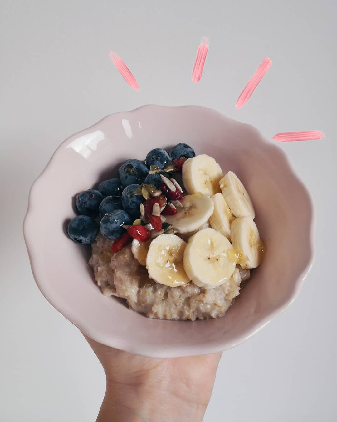 Simple Stovetop Oatmeal Porridge with Toppings