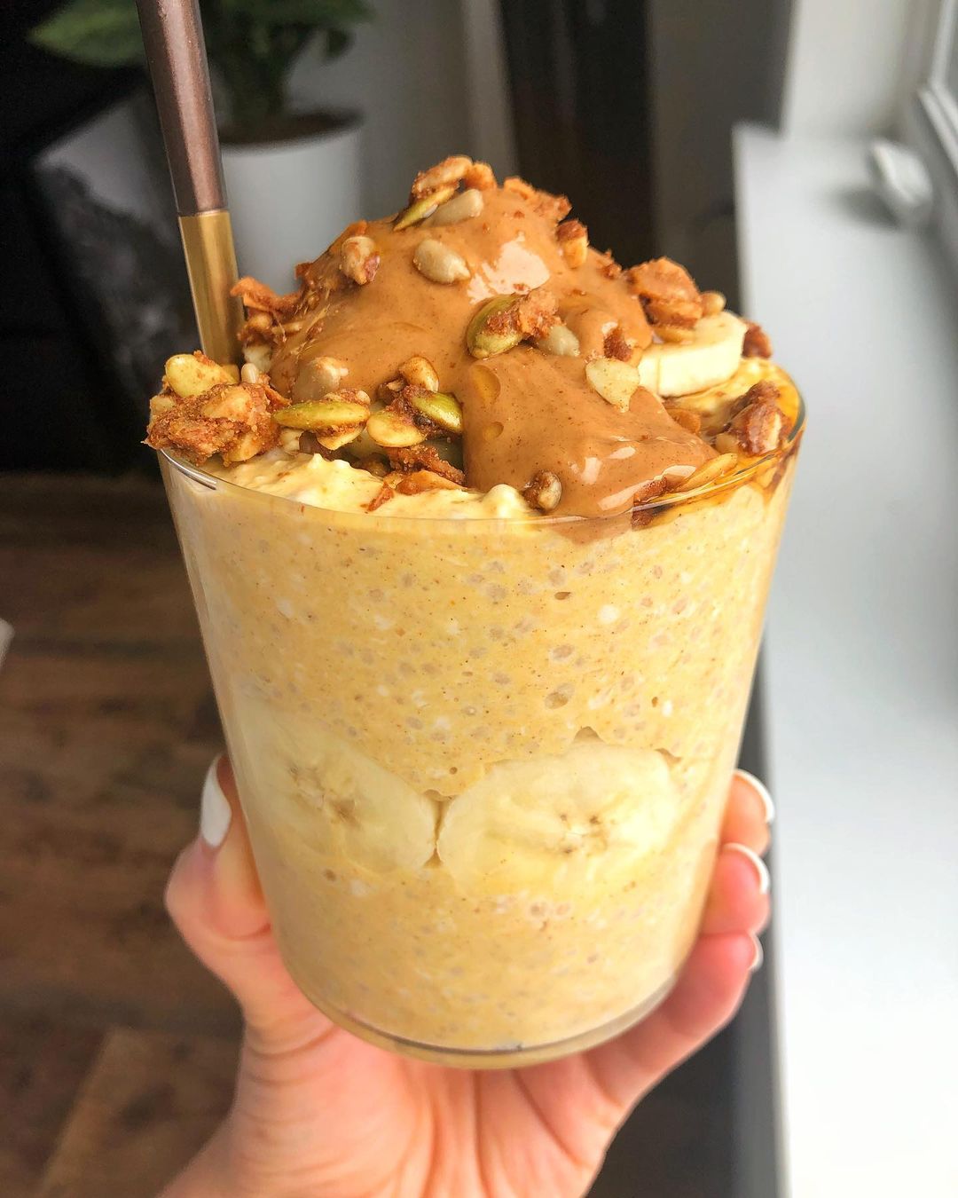 Pumpkin Pie Overnight Oats Breakfast