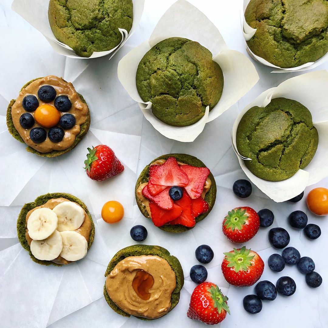 Sweet Spinach Muffins