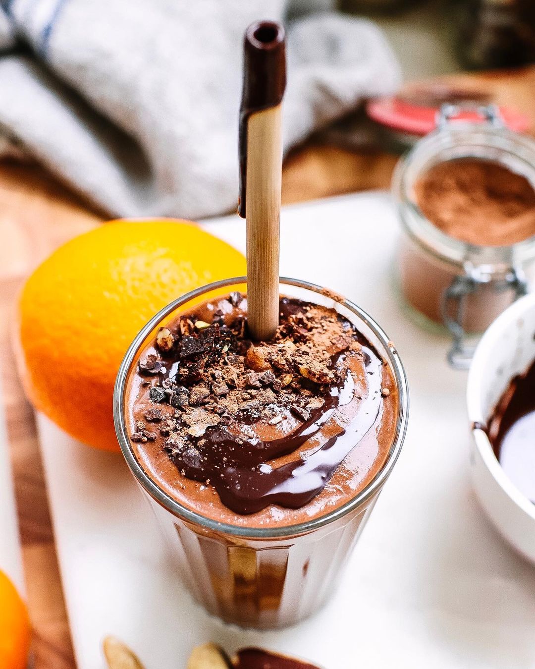 Chocolate Orange and Brazil Nut Smoothie