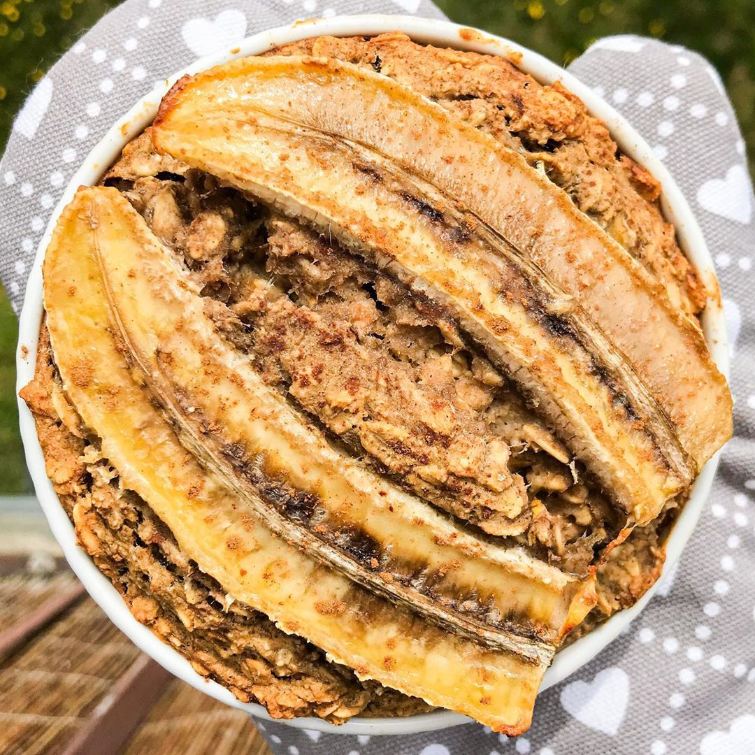 Banana Bread Baked Oats