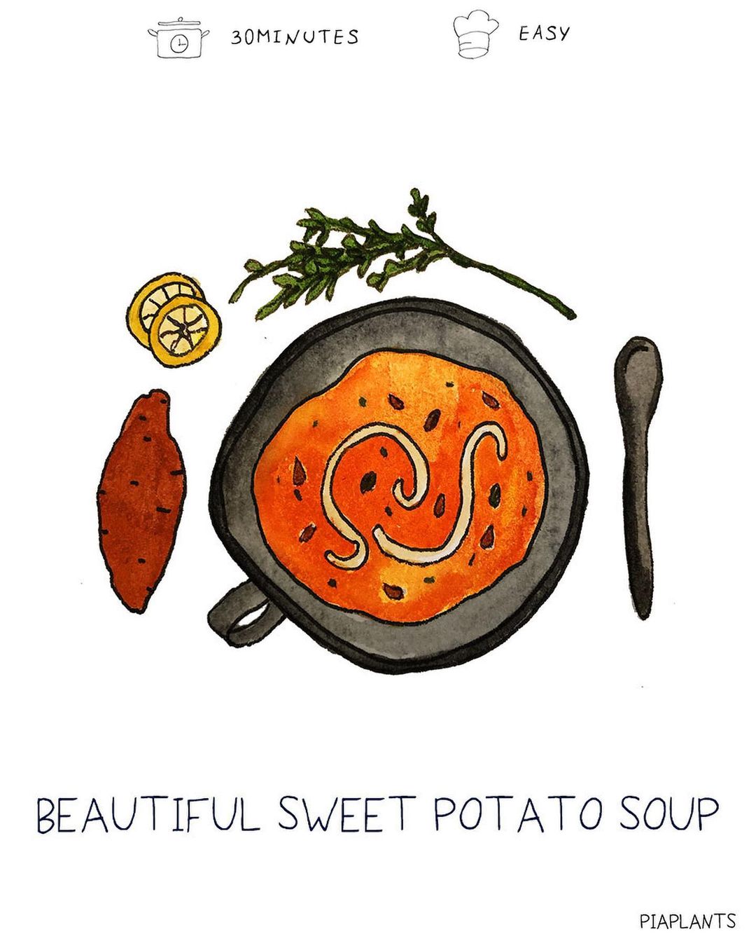 Easy Warming Sweet Potato Soup