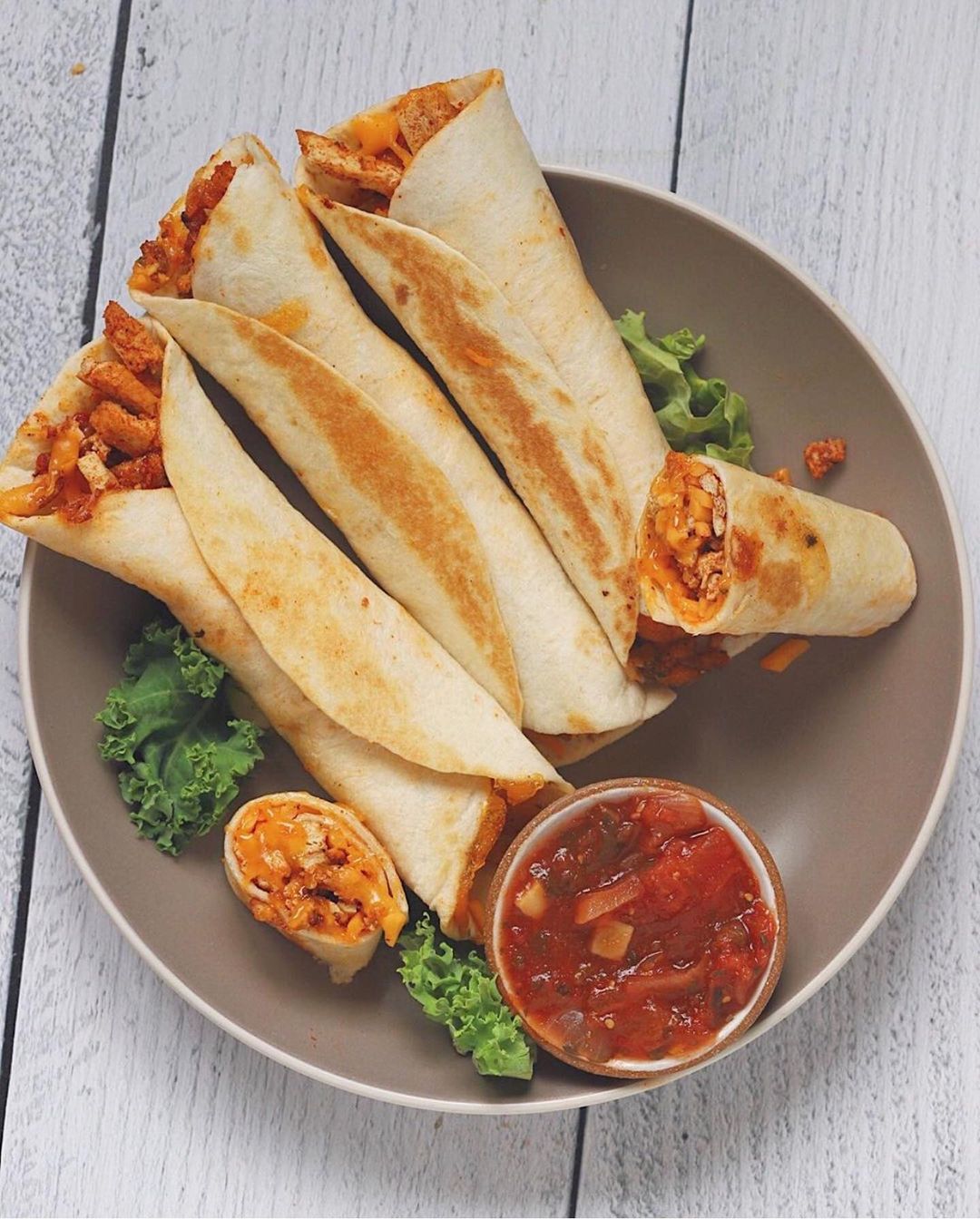 Vegan Pulled Tofu Tacquitos