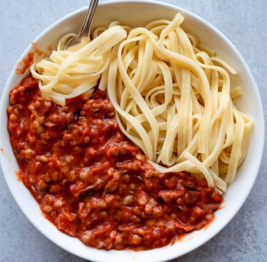 Fail-Proof Lentil Mushroom Bolognese
