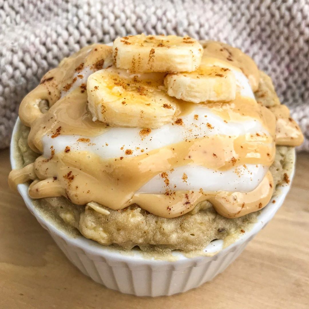 Microwave Banana Bread Oatmeal