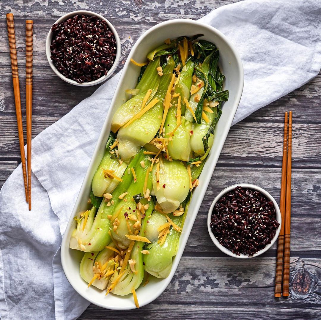 Ginger Garlic Bok Choy