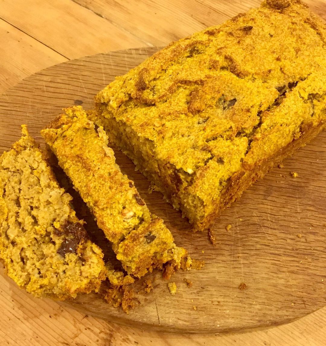 Healthy Gluten-Free Pumpkin Banana Loaf