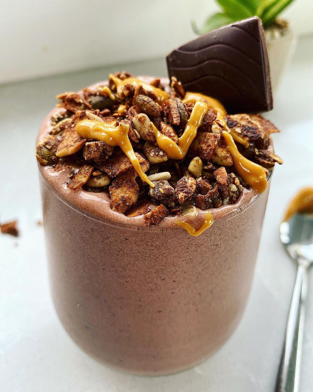 Chocolate and Peanut Butter Smoothie