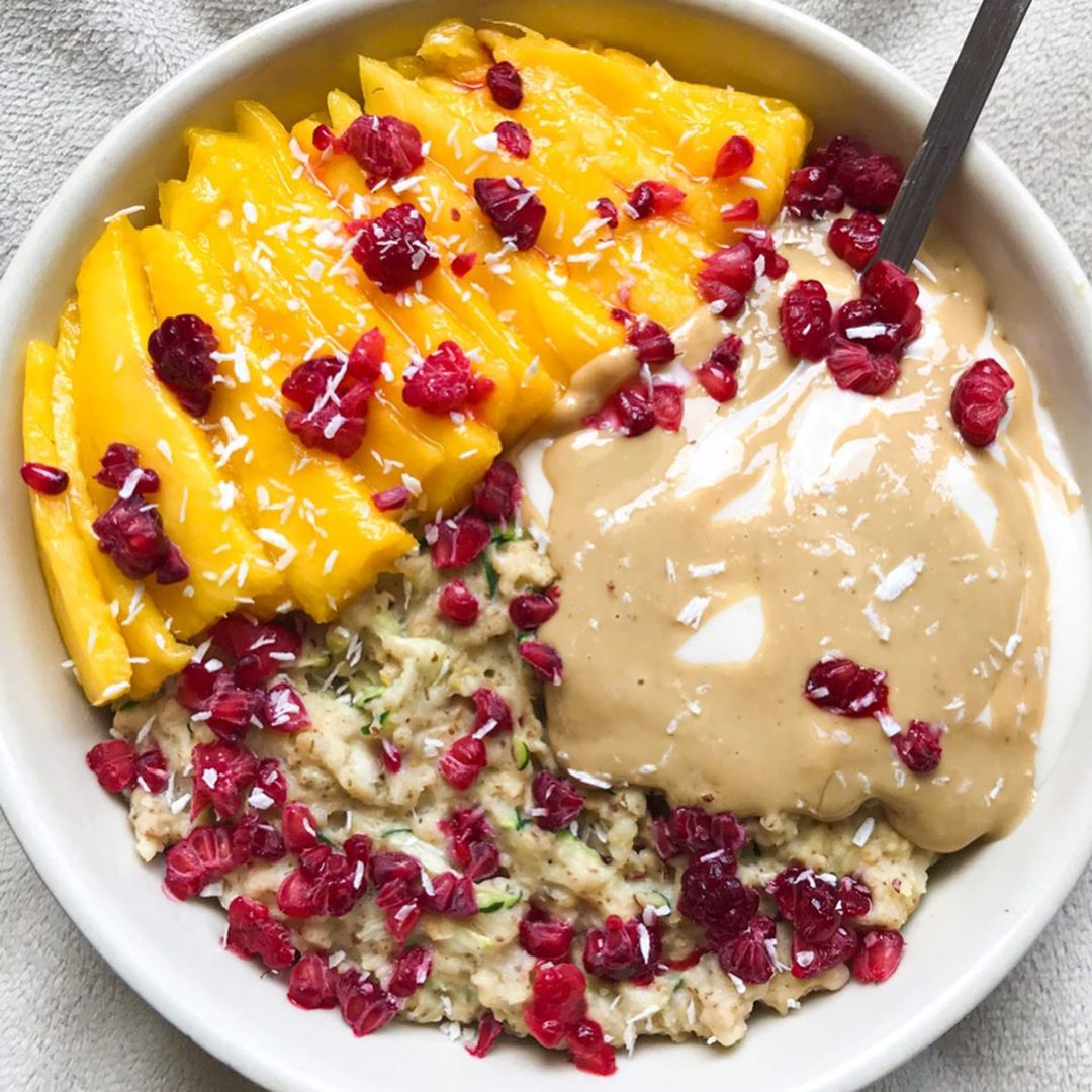 Healthy Zucchini Protein Oats