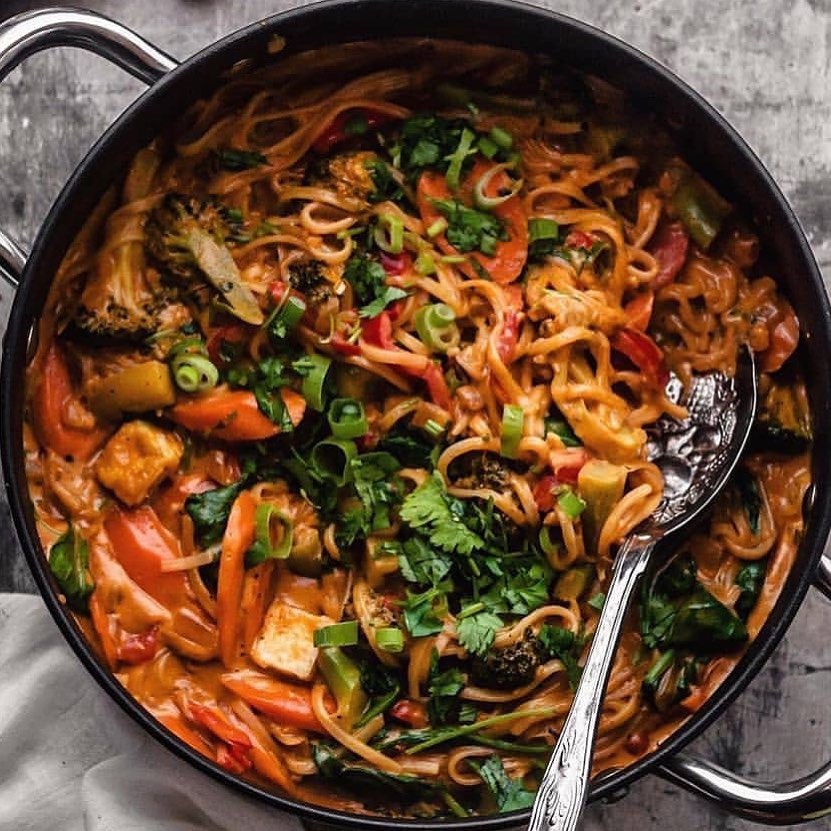 Thai Red Curry Noodles