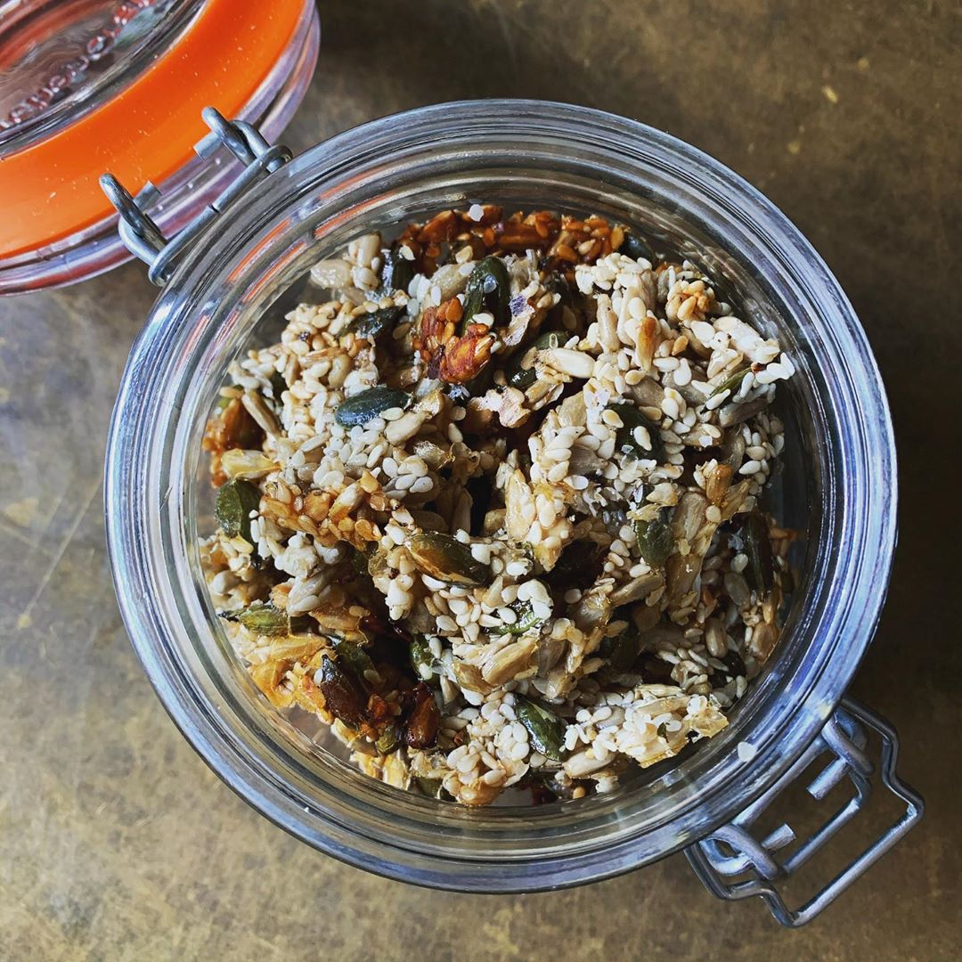 Simple Seed Brittle for Salads and Snacks