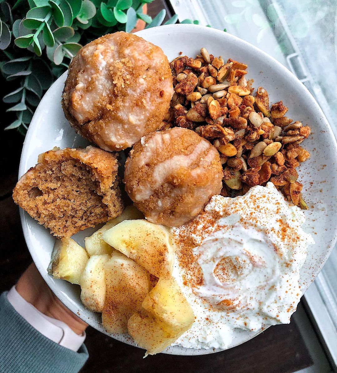 Leftover Cinnamon Mini Muffins
