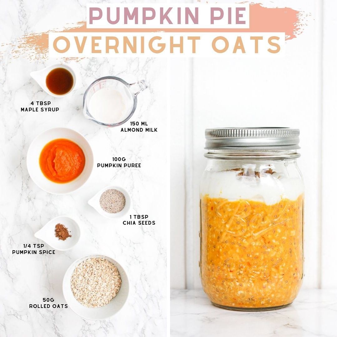 These Pumpkin Pie ? Overnight Oats