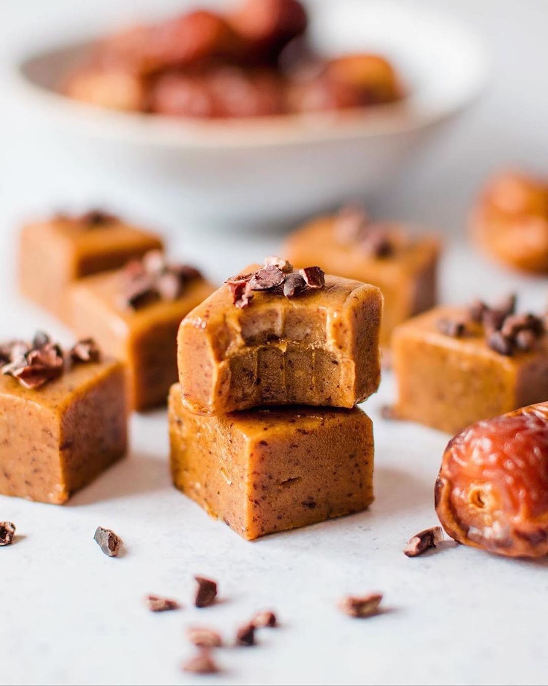Salted Date Caramel Fudge