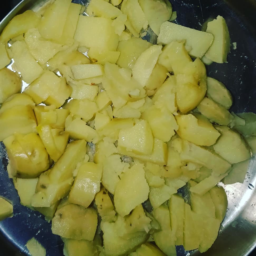 Paneer and Aloo Ki Sabzi
