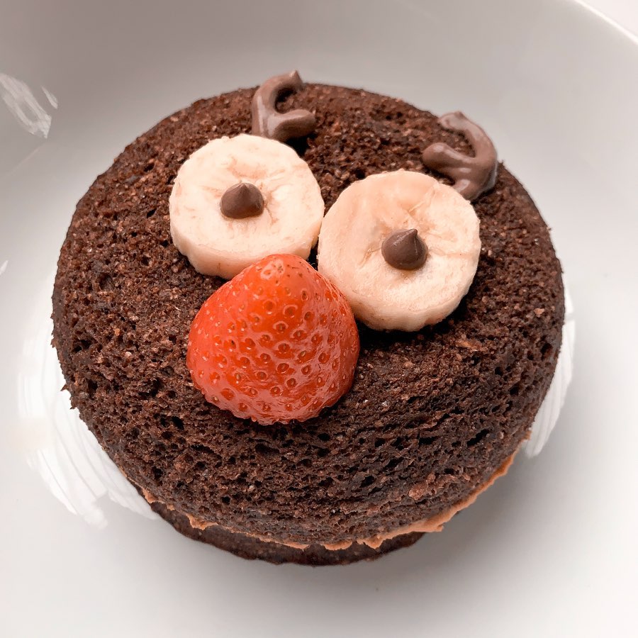 Rudolph Red Nose Vegan Peanut Butter Cake