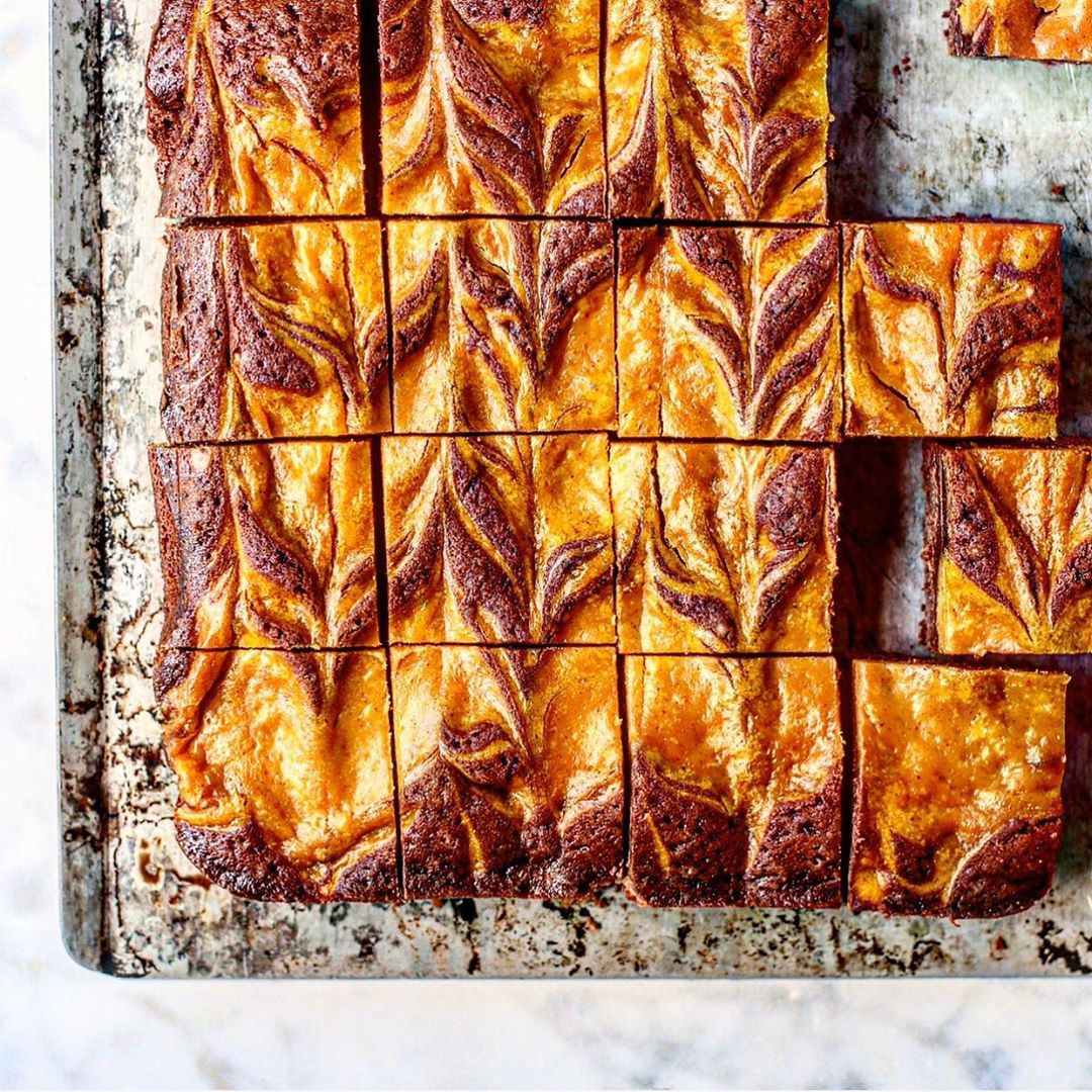 Pumpkin Cheesecake Brownies
