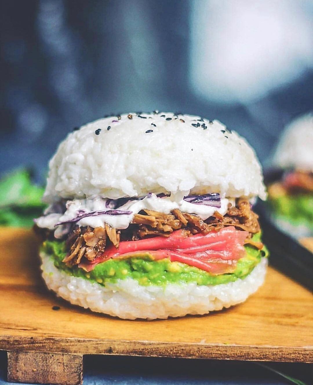 Easy Vegan Sushi Burger