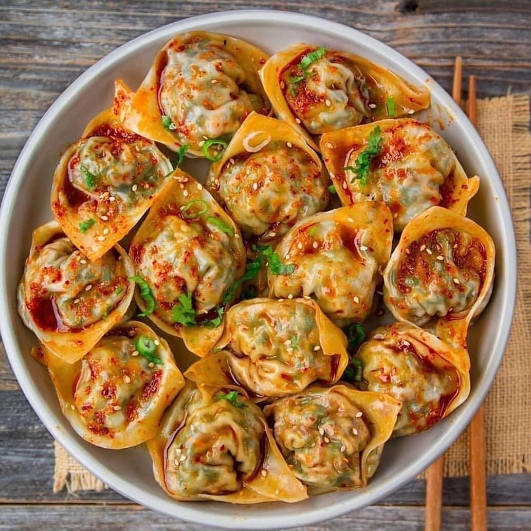 Spicy Steamed Vegetable Dumplings