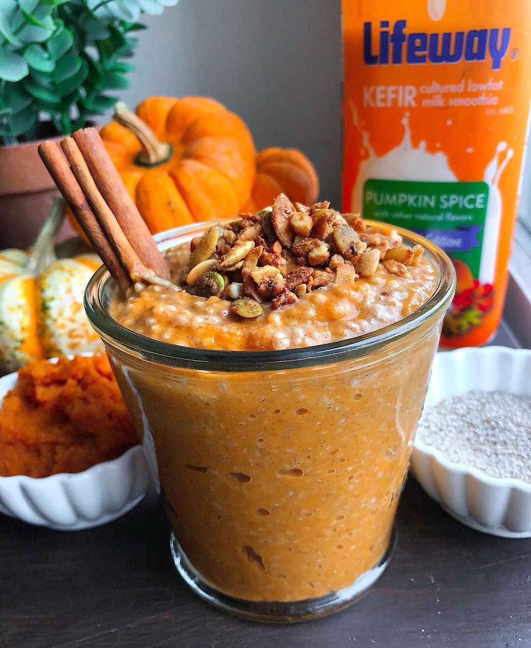 Pumpkin Pie Chia Pudding Breakfast