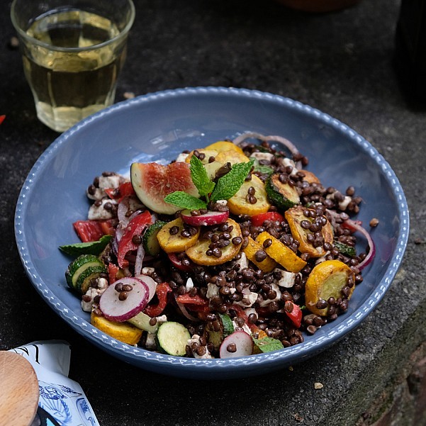Delightful Puy Lentil and Feta Salad