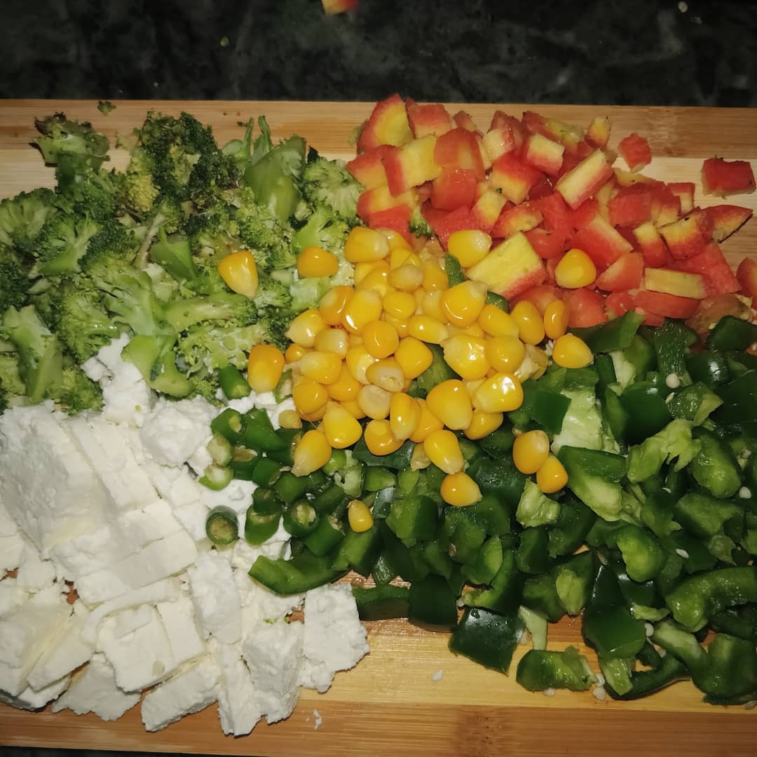 Daily Breakfast Veggie Salad with Vegetables