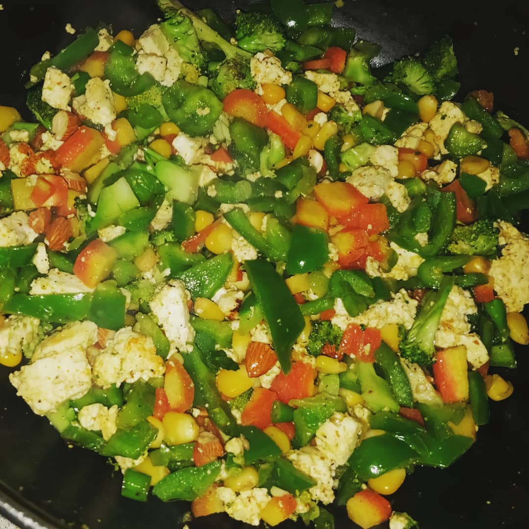 Daily Breakfast Veggie Salad with Vegetables