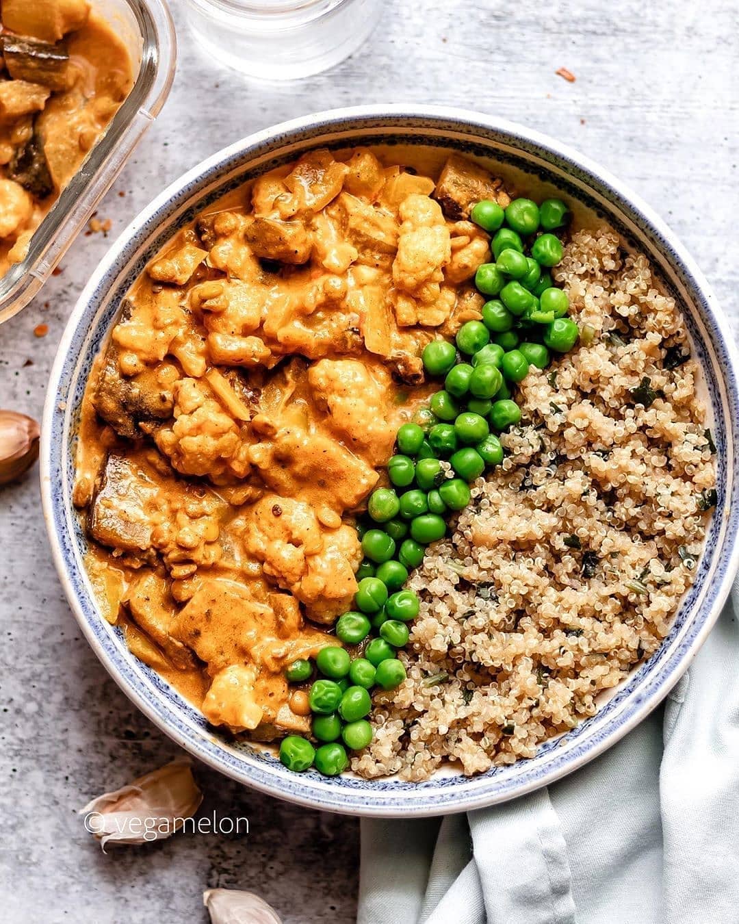 Roasted Eggplant and Cauliflower Curry