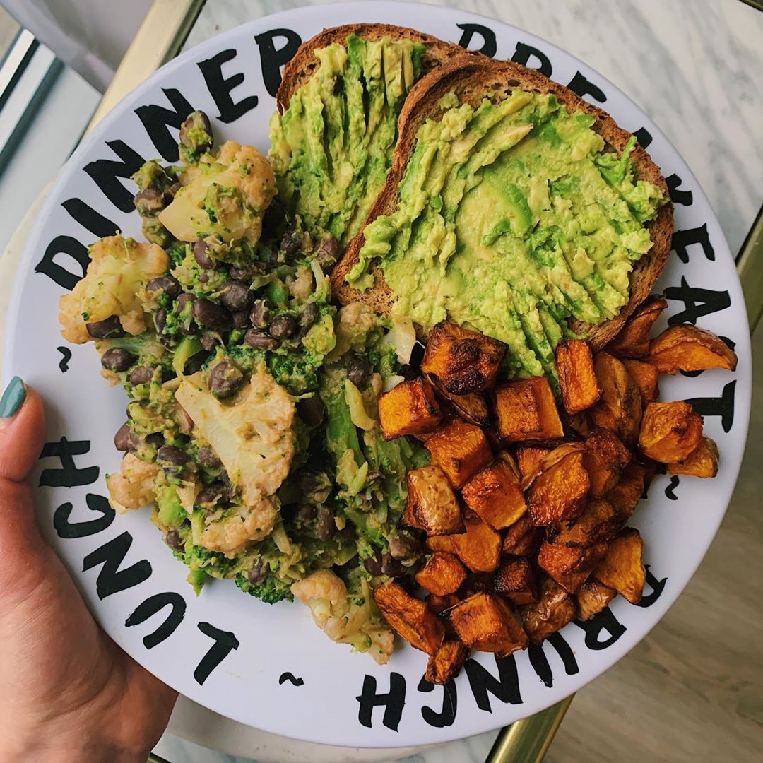 Vegan Cheesy Scramble with Veggies and Beans