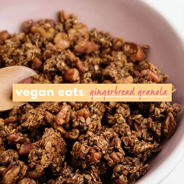 Gingerbread Granola Festive Holiday Treat