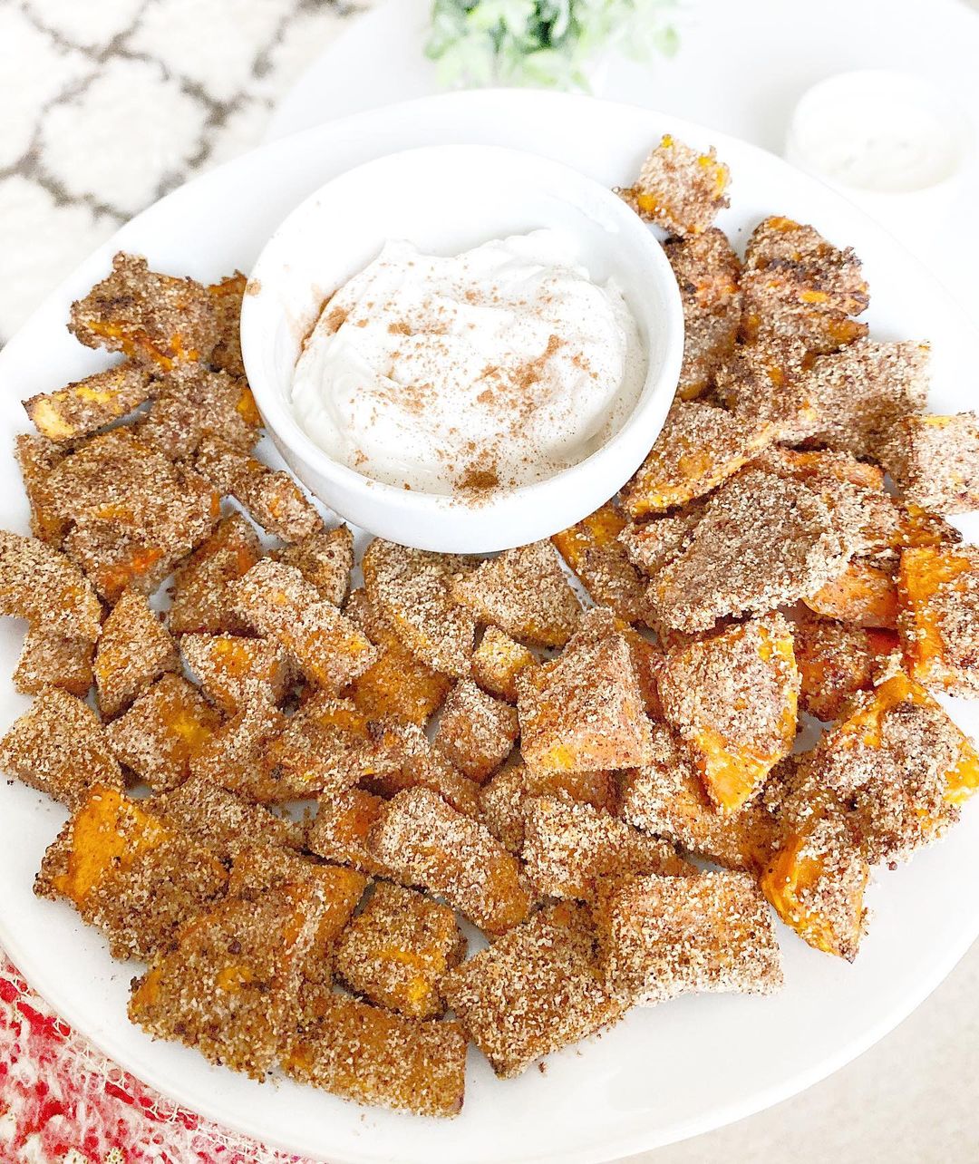 Cinnamon Sugar Honeynut Squash Bites