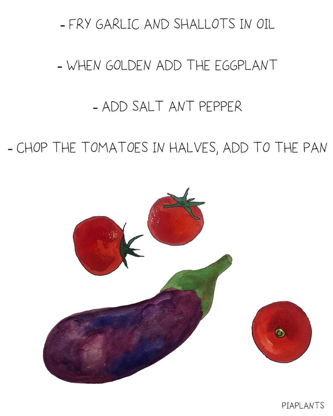 Spaghetti with Eggplant, Garlic, and Herbs