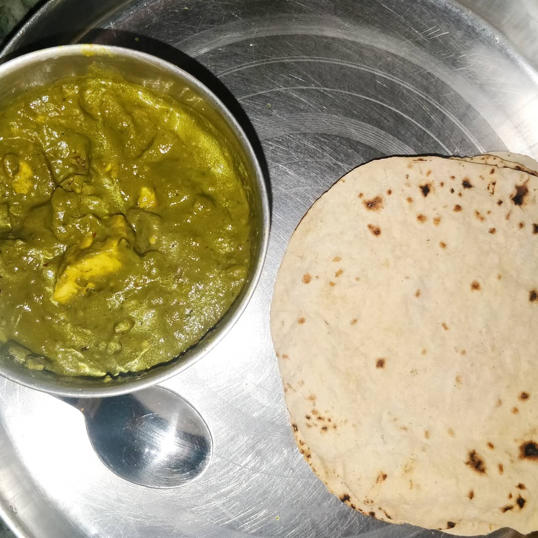 Spinach Paneer Curry Indian Style
